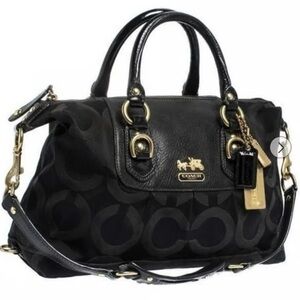 Coach Leather Sabrina Madison Satchel Purse